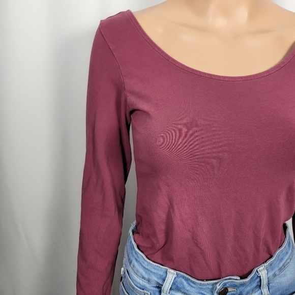 American Eagle Cotton Stretch Bodysuit in a Size Medium - Picture 2 of 12